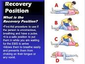 When is it necessary to put a casualty in a recovery position?