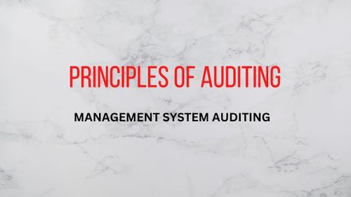 6 Principles Of Auditing For Every Management System Auditor