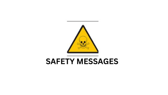 46 Powerful Safety Messages That You Can Use Daily 8663